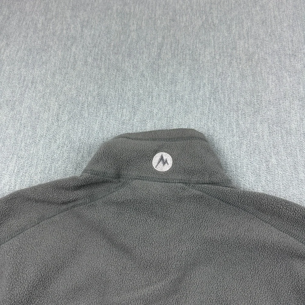 Marmot‎ Sweater Mens Small Gray 1/2 Zip Rocklin Fleece Pullover Knit Outdoors